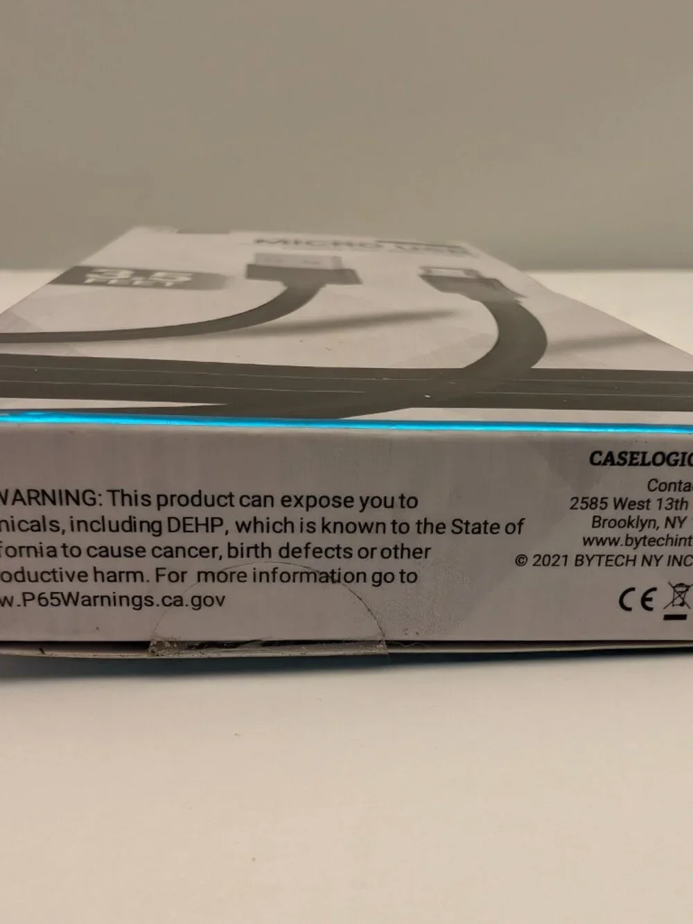 CASE LOGIC Standard Micro USB Charge & Sync Cable | CL-CBLMC-BLK | 3.5' | NEW